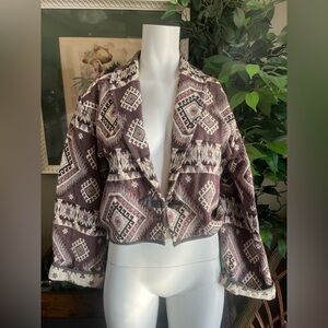 100% Cotton Vintage Boho blazer